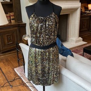 PARKER sequin dress. Worn once. Homecoming!